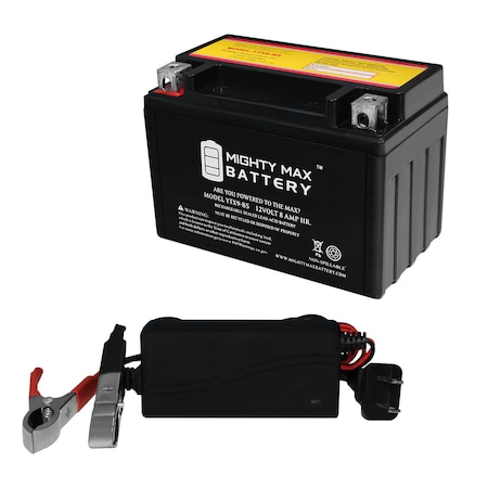 YTX9-BS Battery For Kawasaki 900 F Ninja ZX9R 00-03 With 12V 1Amp Charger